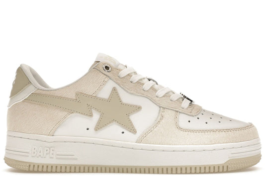 A Bathing Ape Bape Sta Beige Calf Hair