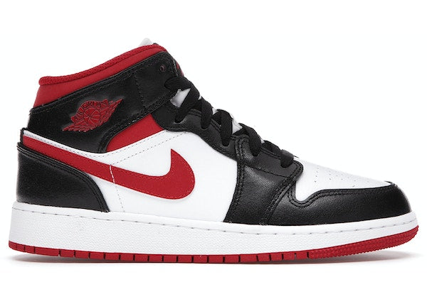 Jordan 1 Mid Gym Red Black White (GS)