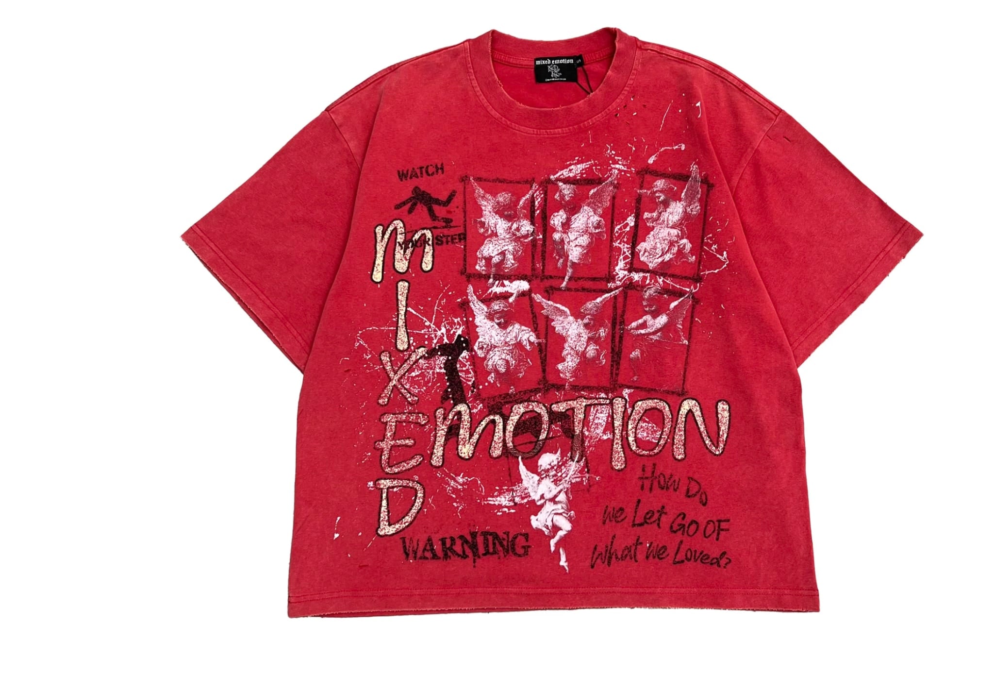 Mixed Emotions Red Crimson Tee