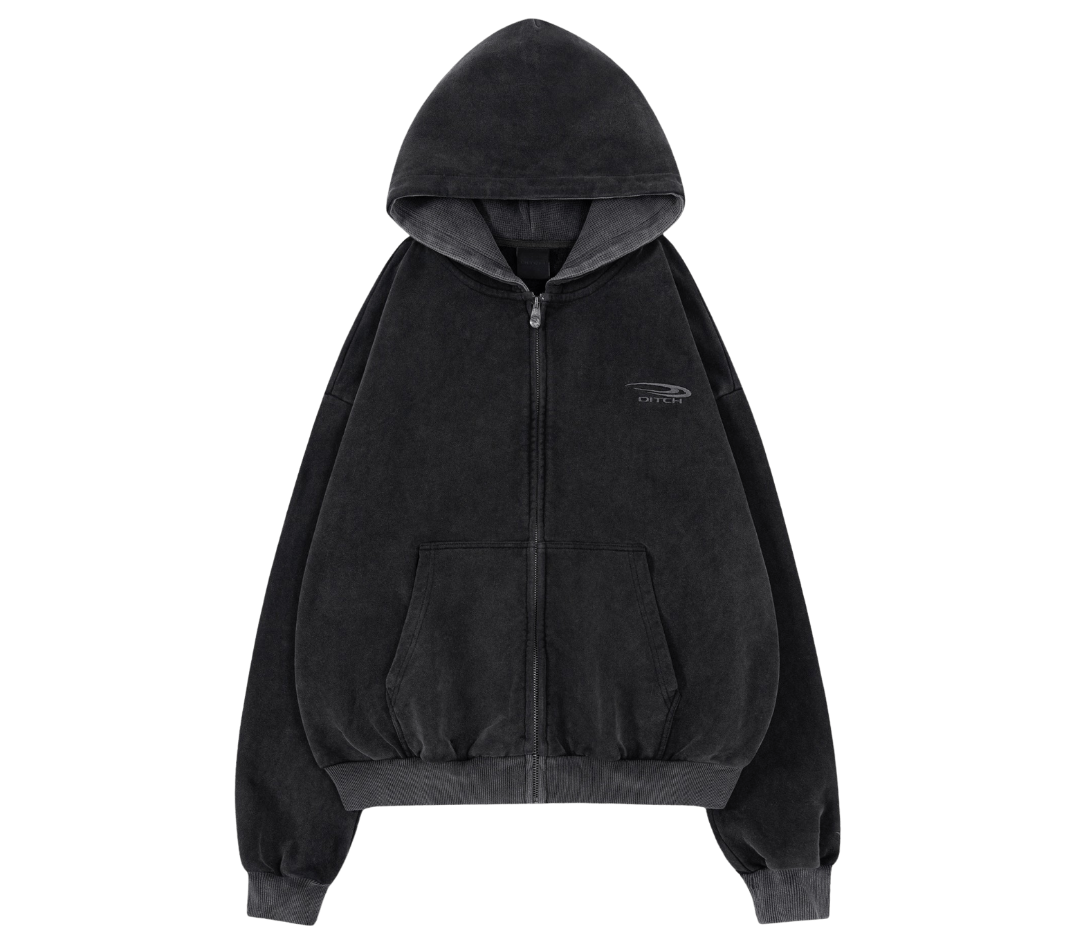 Ditch Athletic Zip-Up (COAL)