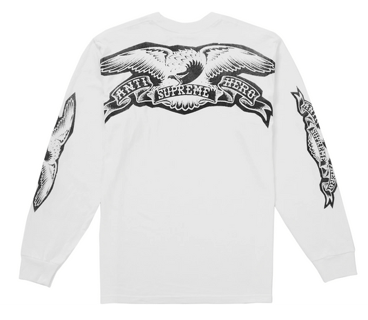 Supreme ANTIHERO Eagle L/S Tee White