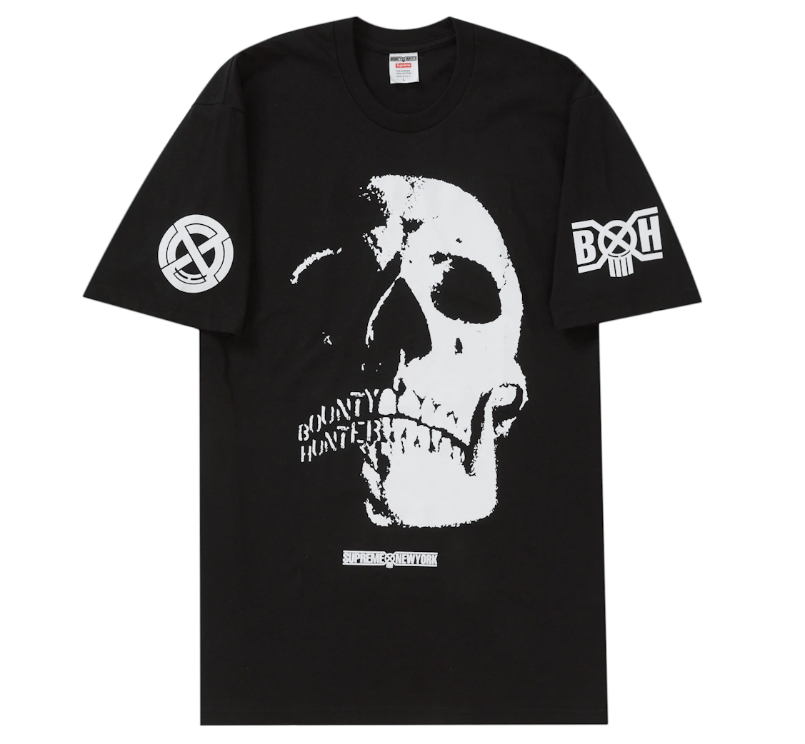 Supreme Bounty Hunter Skulls Tee Black