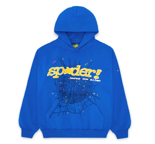 Sp5der TC Hoodie Blue