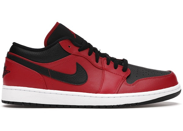 Jordan 1 Low Reverse Bred Pebbled Swoosh