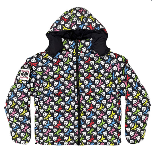Asaali Laugh Now Cry Later Reversible Puffer