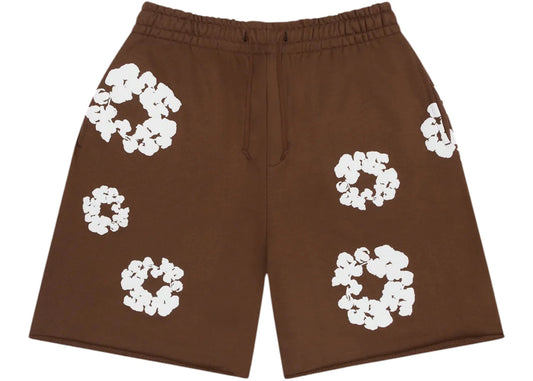 Denim Tears Cotton Wreath Sweatshorts Brown