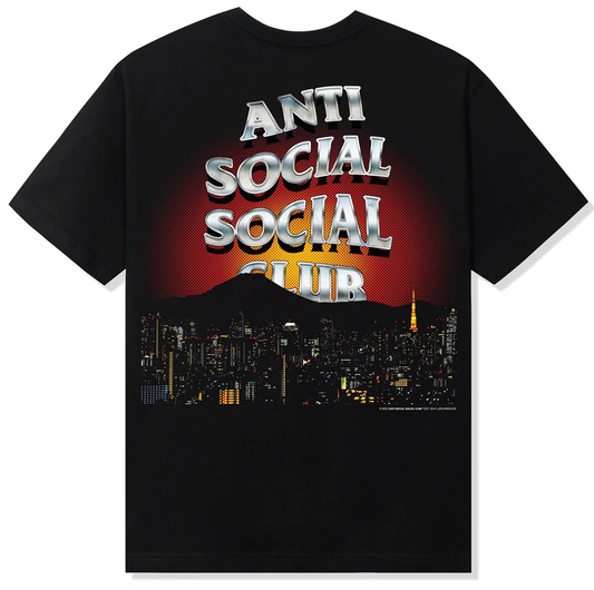 Anti Social Social Club Rising Sun Tee Black