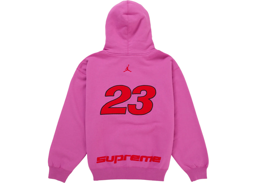 Supreme Jordan Hooded Sweatshirt (SS26) Pink