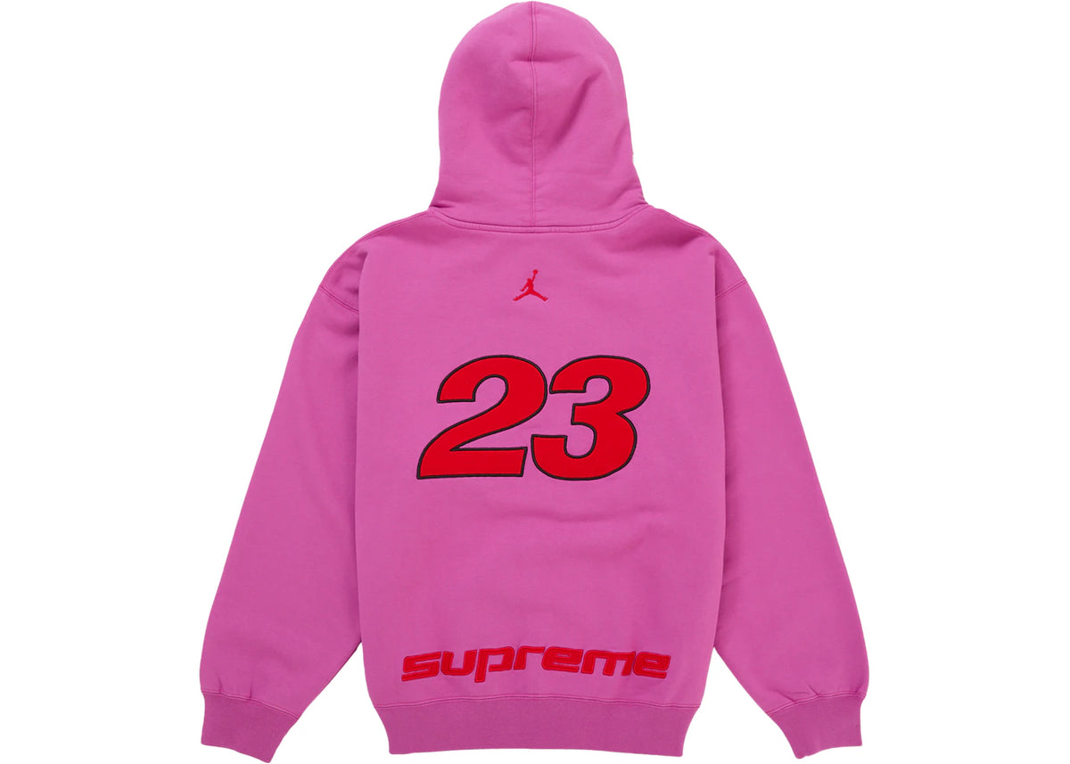 Supreme Jordan Hooded Sweatshirt (SS26) Pink