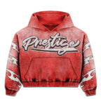 Prestige Flames Hoodie Red