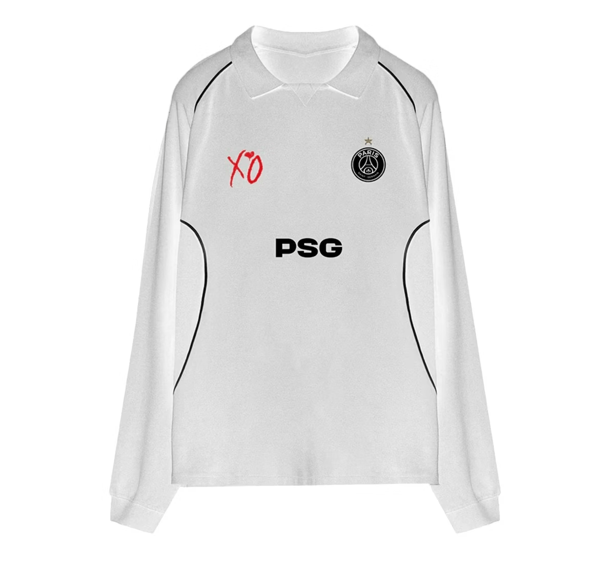 The Weeknd PSG x XO Long Sleeve II Jersey White