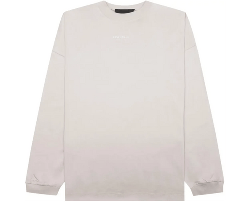 Fear of God Essentials Long-Sleeve Tee Silver Cloud