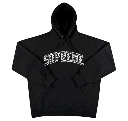 Supreme Hearts Arch Hoodie Black