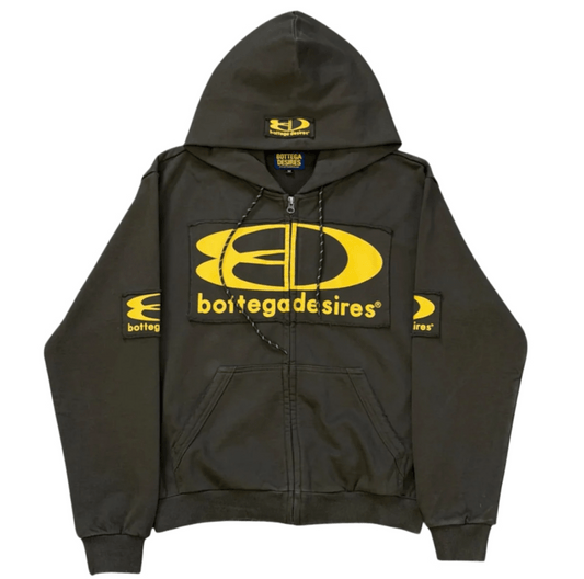 Bottega Desires Green Tech Zip-Up