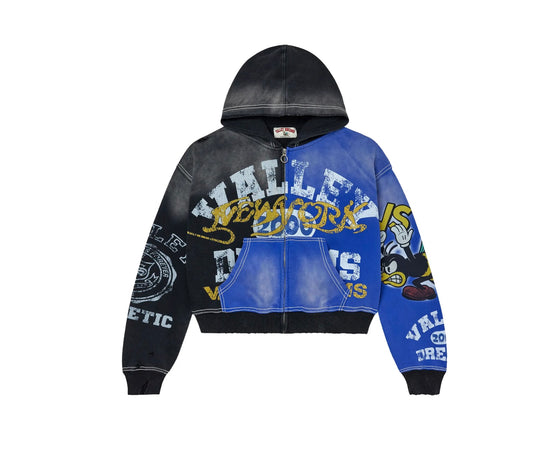 Vale Forever Bipolar Big Zip Up Black/Blue