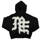 MIXED EMOTION NEVER DIE RHINESTONE ZIP UP
