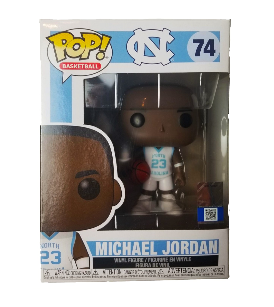 Funko Pop! Basketball Michael Jordan North Carolina Jersey Figure #74