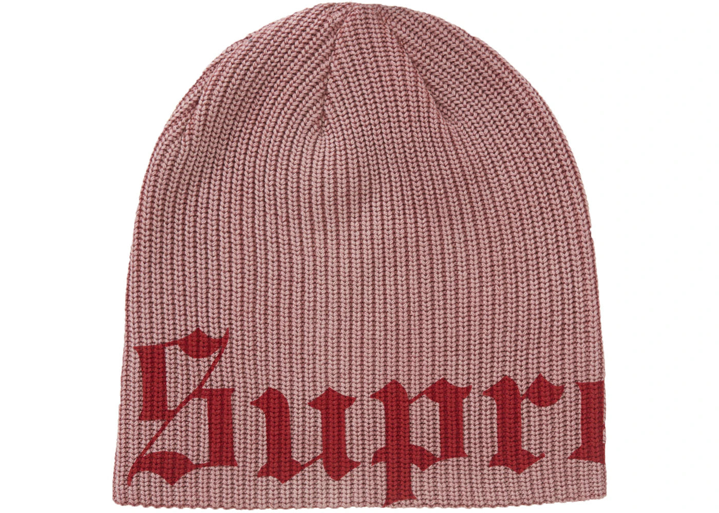 Supreme Old English Printed Beanie Red