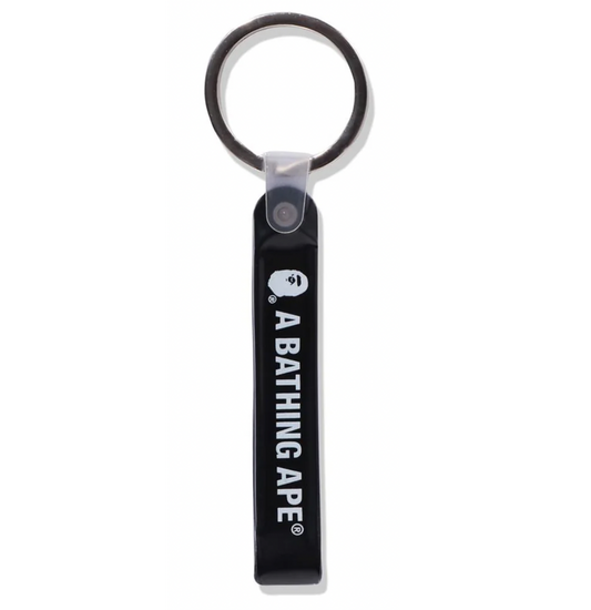 BAPE Rubber Loop Keychain Black