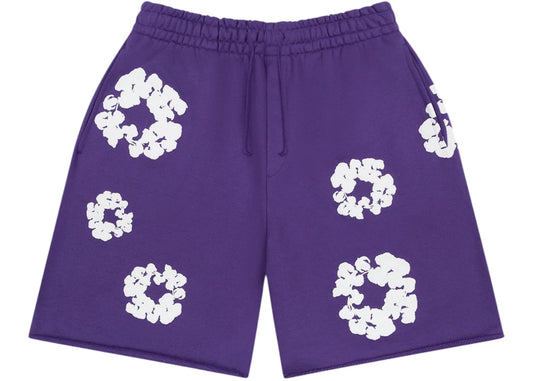 Denim Tears Cotton Wreath Sweatshorts Purple