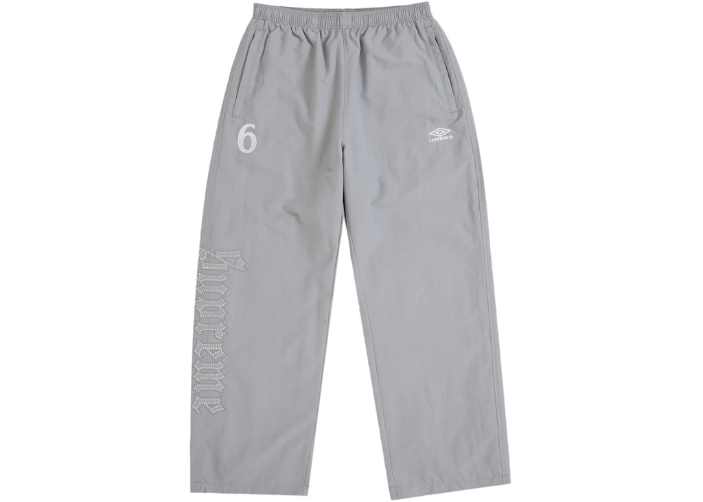 Supreme Umbro Rhinestone Track Pant Heather Grey