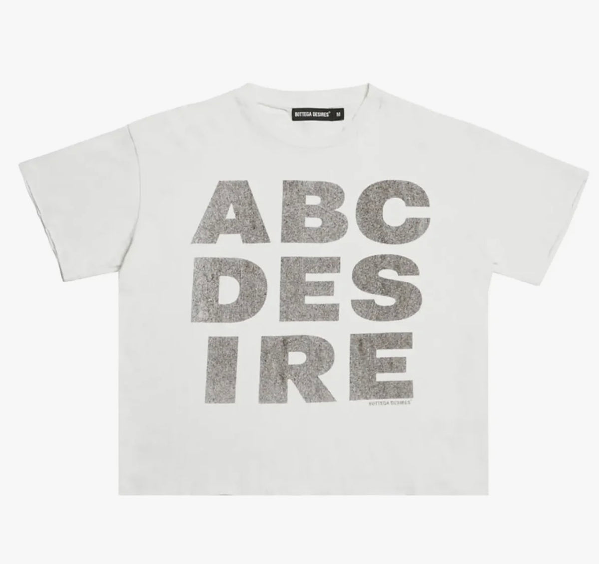 Bottega Desires ABC Desires Tee White