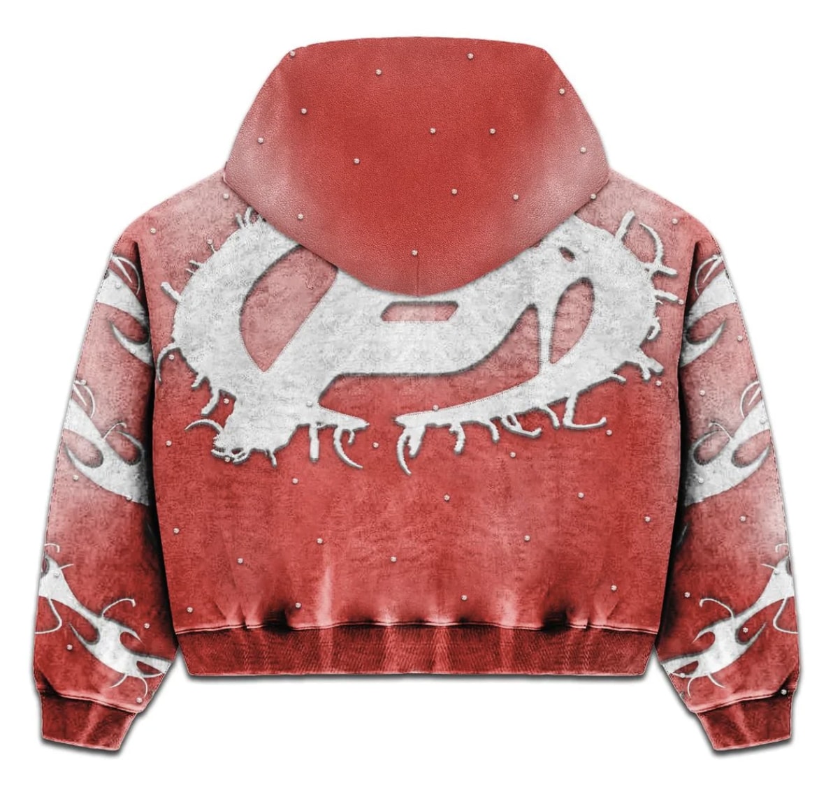 Prestige Flames Hoodie Red
