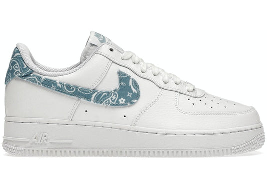 Nike Air Force 1 Low '07 Essential White Worn Blue Paisley (Women's)