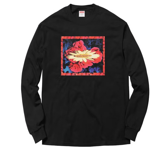 Supreme Bloom L/S Tee Black