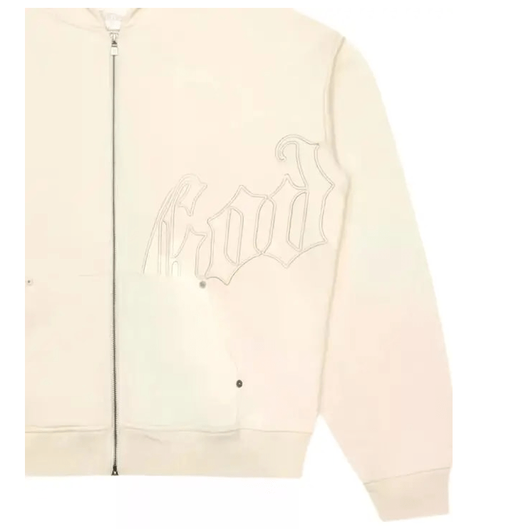 Godspeed OG Logo Zip-Up Cream