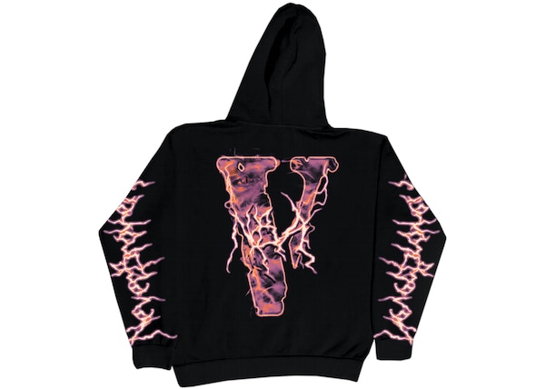 Vlone x Never Broke Again Eyes Hoodie Black