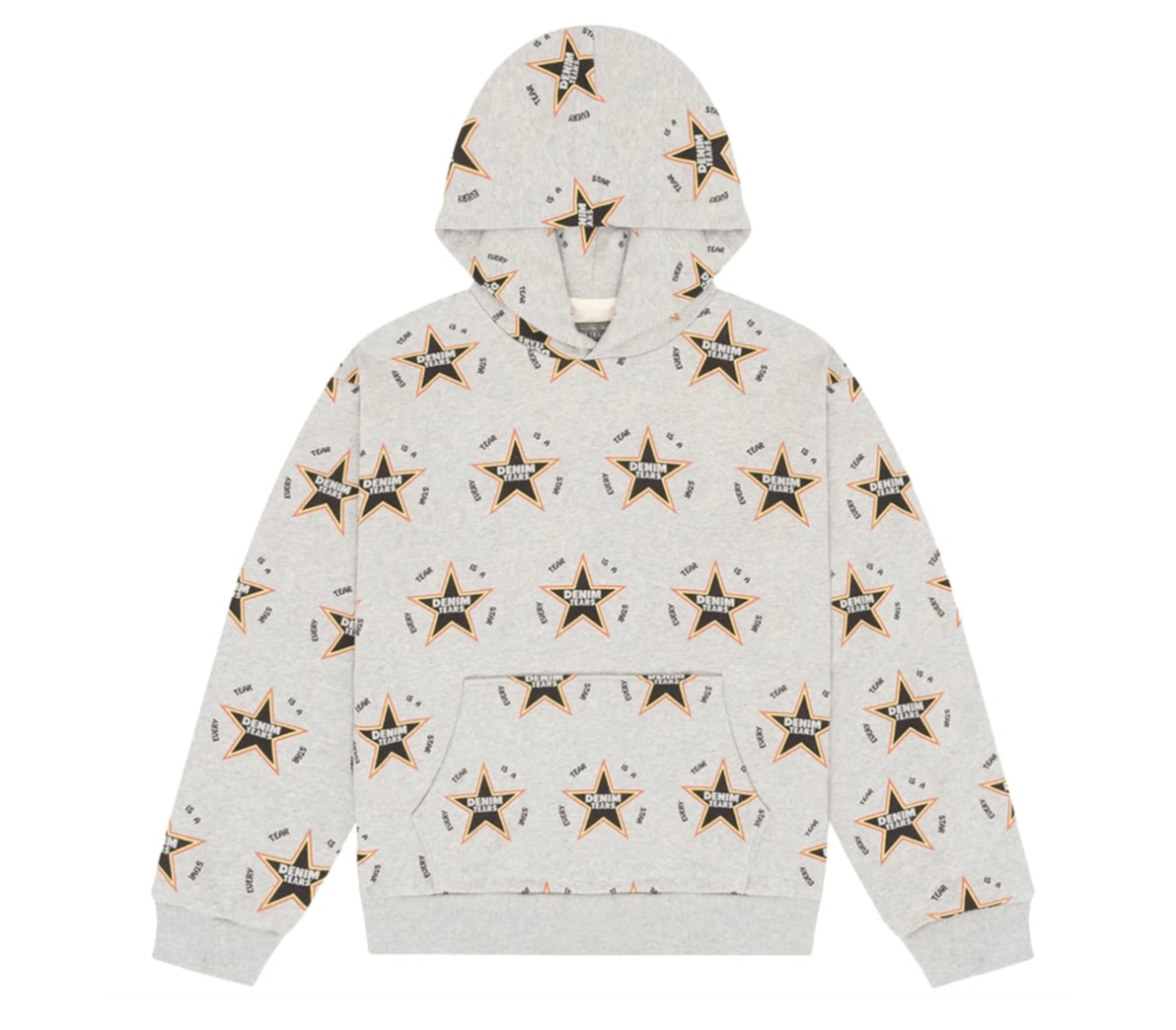 Denim Tears Every Tear Is A Star Hoodie Grey