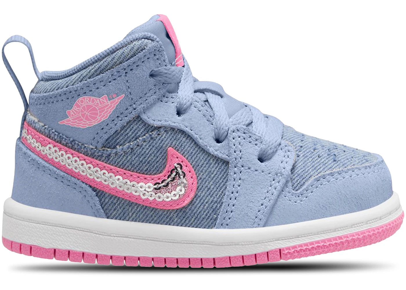 Jordan 1 Mid SE Denim Sequin (TD)