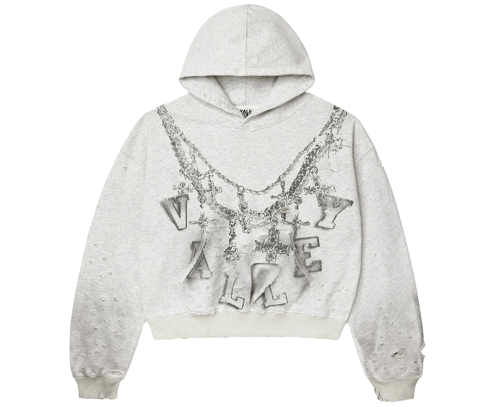 Vale Forever Big Chain Hoodie Grey