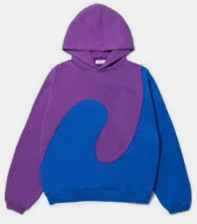 ERL Stitched Hoodie Purple