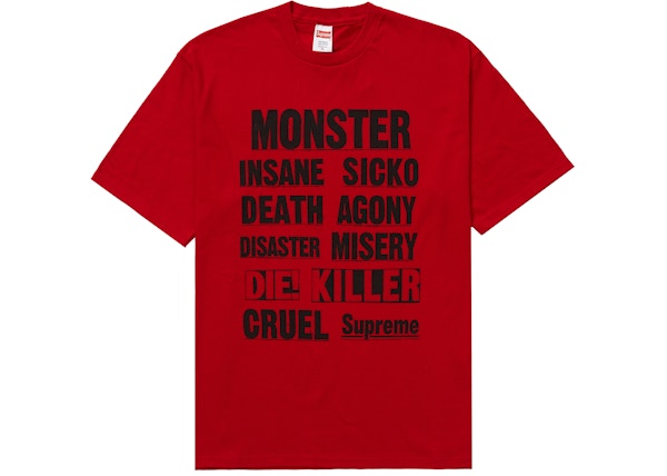 Supreme Monster Tee Red