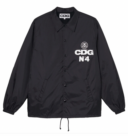 Stussy x COMME des GARCONS CDG Coach Jacket Black