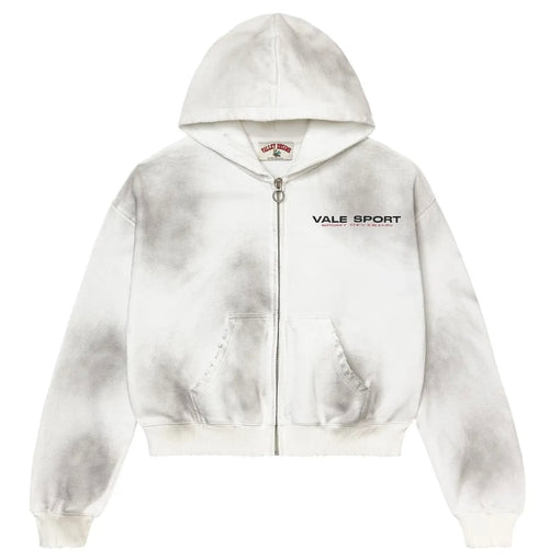 Vale Forever Staple Zip Up Hoodie White