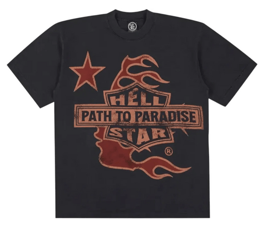 Hellstar Biker Tour Short Sleeve T-shirt Black