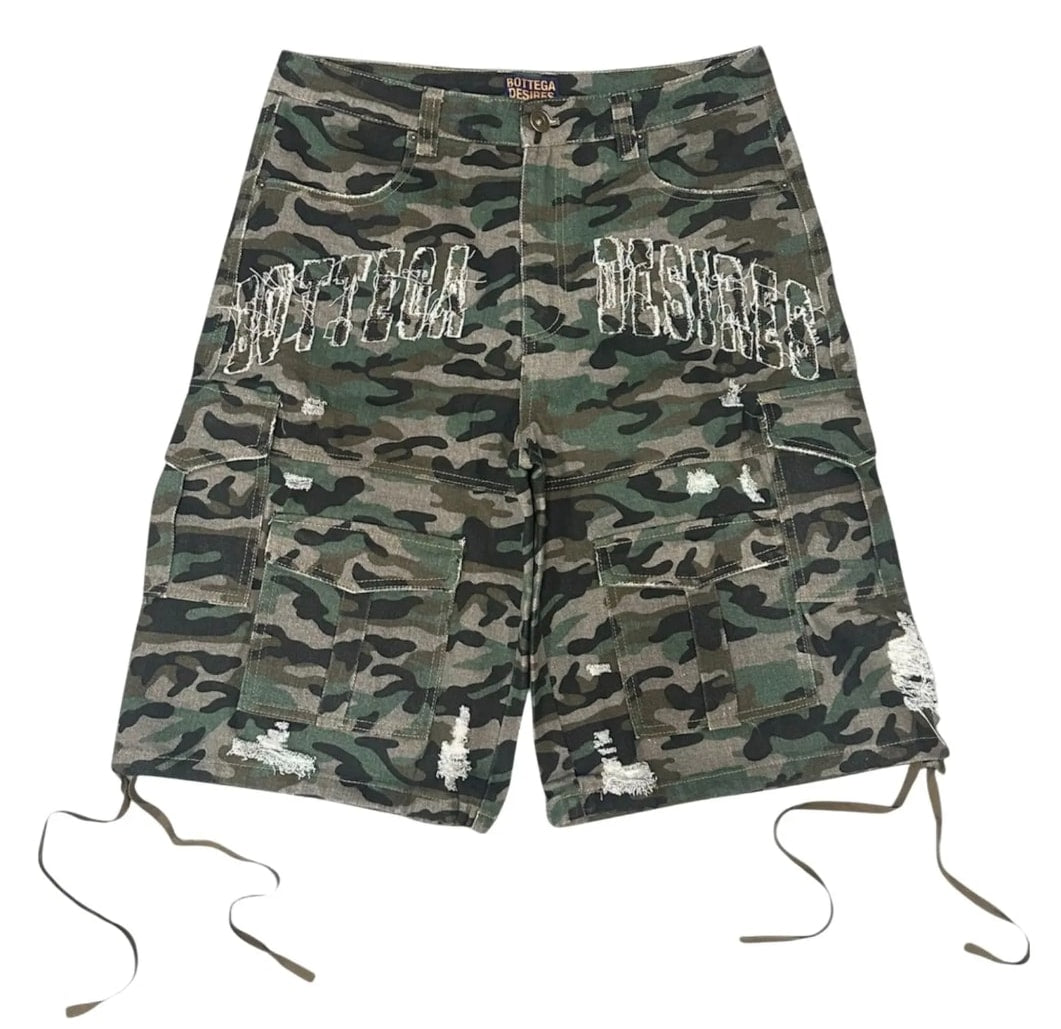 Bottega Desires Cargo Shorts 'Camouflage'