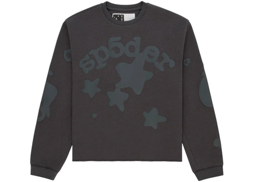 Sp5der Beluga Thermal Sweatshirt Slate Grey