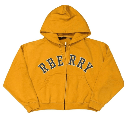 GV Gallery Raspberry Zip Up Hoodie Mustard