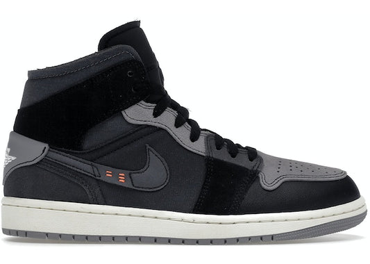 Jordan 1 Mid Craft Inside Out Black