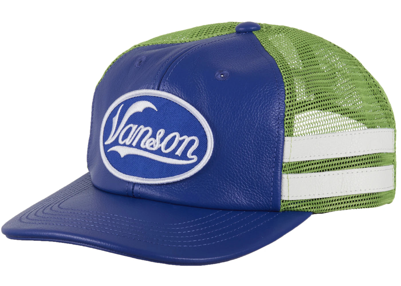 Supreme Vanson Leathers Mesh Back 6-Panel Blue
