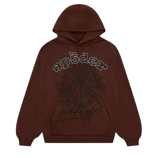 Sp5der OG Web Hoodie Brown (Complexcon Exclusive)