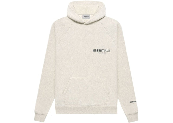 Fear of God Essentials Core Collection Pullover Hoodie Light Heather Oatmeal