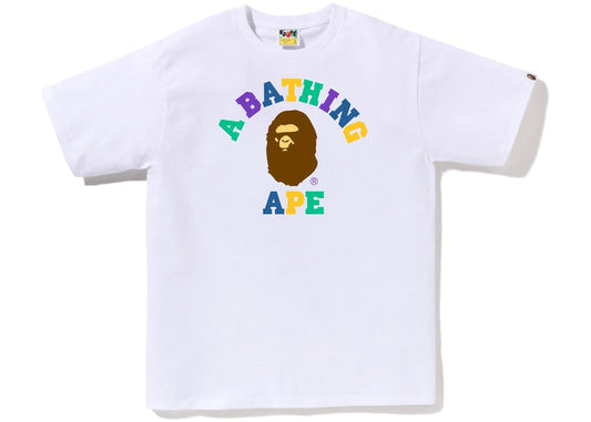 BAPE Colors College Tee (SS23) White