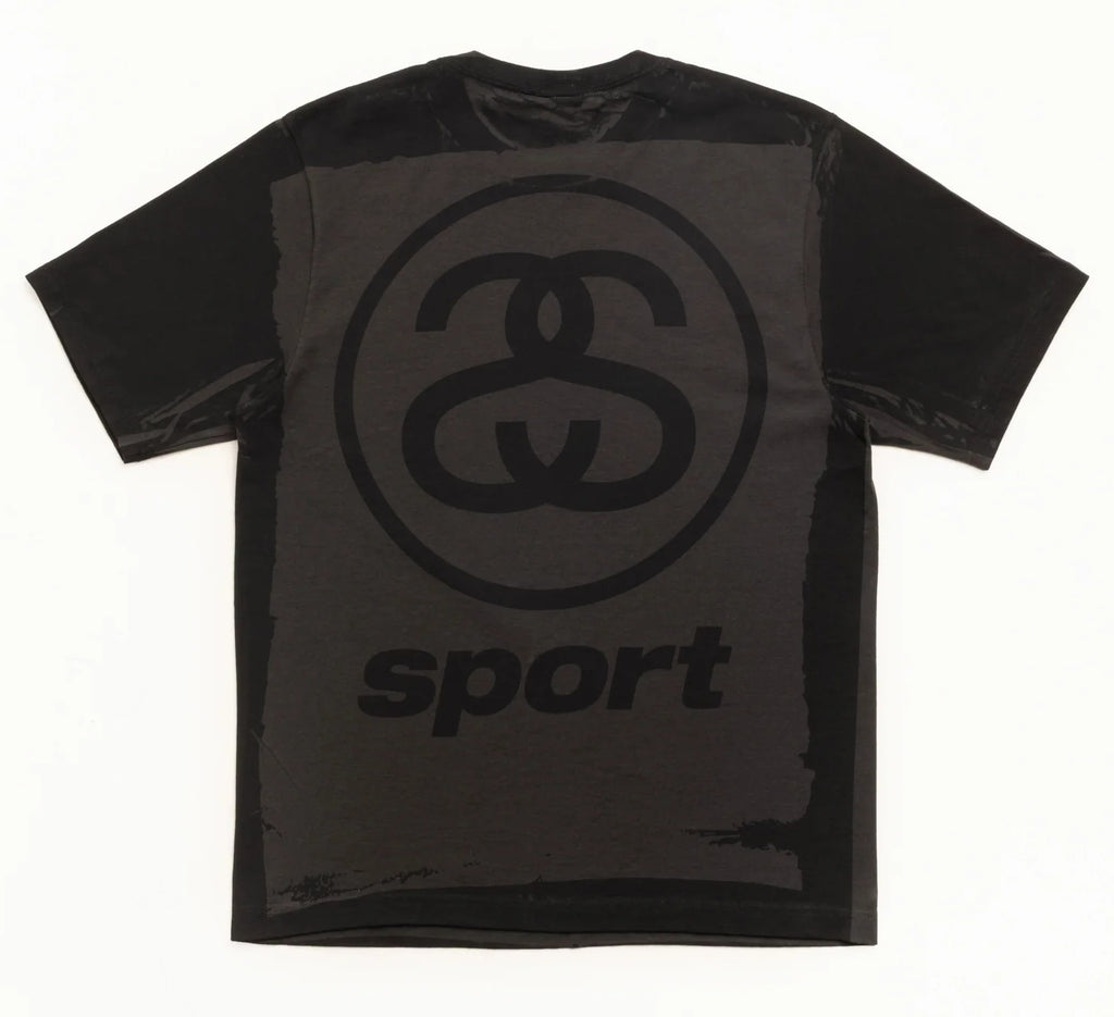 Stuusy Link Sport Tee Faded Black