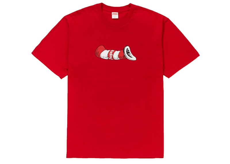 Supreme Cat in the Hat Tee Red