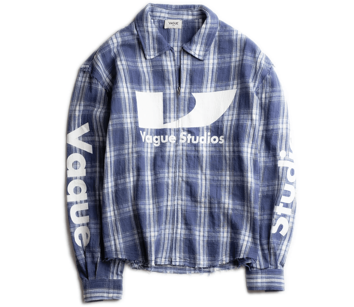 Vague Surge Zip Flannel Blue